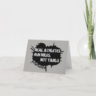 Cartes Pour Fêtes Annuelles Bonne chance Cross Country Runner Card