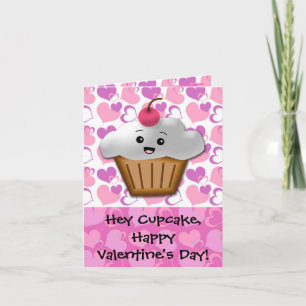 Cartes Pour Fêtes Annuelles Bonne Cupcake Valentine