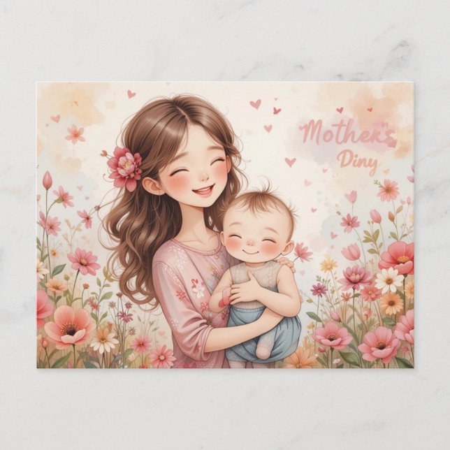 Cartes Pour Fêtes Annuelles Bonne fête des mères ! (Devant)