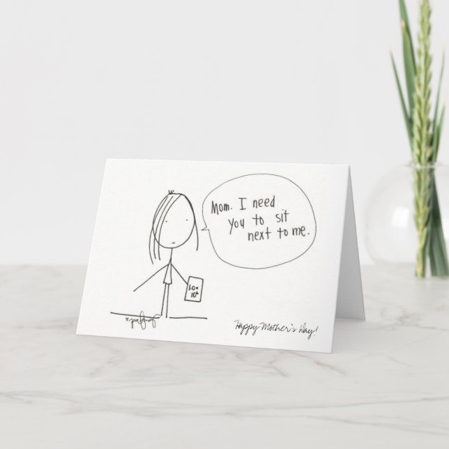 Cartes Pour Fêtes Annuelles Bonne fête des mères (Devant)