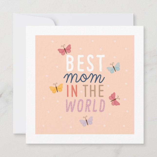 Cartes Pour Fêtes Annuelles Bonne fête des mères (Devant)