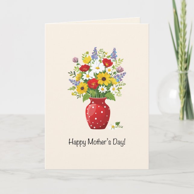 Cartes Pour Fêtes Annuelles Bonne fête des mères (Devant)