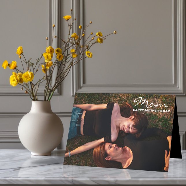 Cartes Pour Fêtes Annuelles Bonne fête des mères à mon meilleur ami Photo pers (Créateur téléchargé)