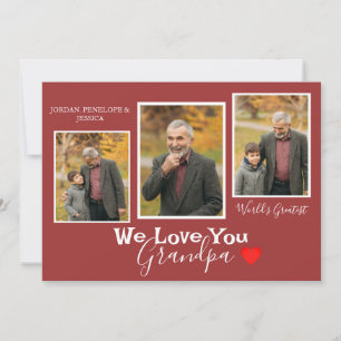 Cartes Pour Fêtes Annuelles Bonne Fête des pères, Aimez-vous, grand-père 3 pho