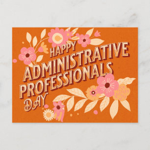 Cartes Pour Fêtes Annuelles Bonne Fête des Professionnels Administratifs Vinta