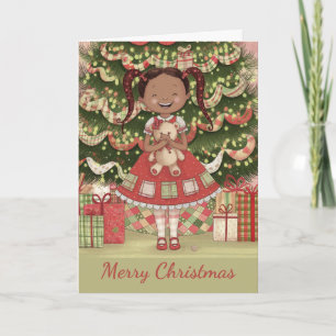 Cartes Pour Fêtes Annuelles Bonne fille