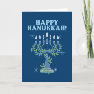 Cartes Pour Fêtes Annuelles Bonne Hanoukka Festival de Minorah Lumière