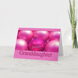 Cartes Pour Fêtes Annuelles Bonne Holigays Grandgirl Christmas Card