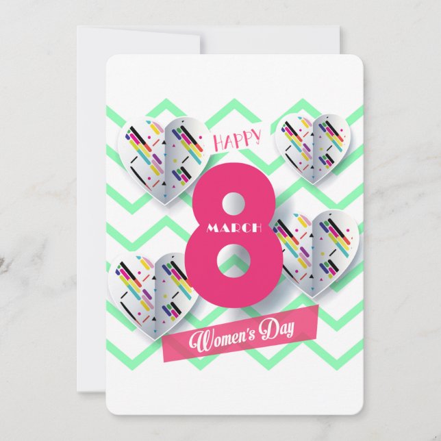 Cartes Pour Fêtes Annuelles Bonne journée des femmes ! Fête internationale du  (Devant)
