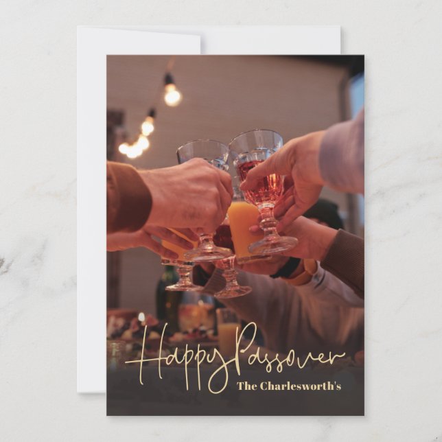 Cartes Pour Fêtes Annuelles Bonne Pâque (Devant)