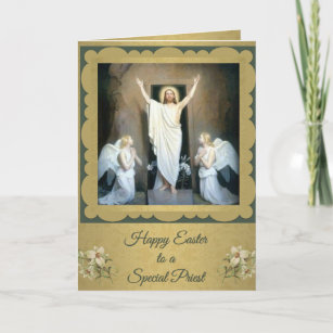 Cartes de voeux religieuses - Carte Joyeuses Pâques - Catholife