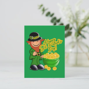 Cartes Pour Fêtes Annuelles Bonne Saint Patrick ! Or Leprechaun