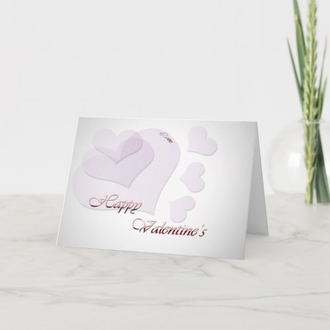 Cartes Pour Fêtes Annuelles Bonne Saint Valentin (Devant)