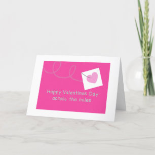 Cartes Pour Fêtes Annuelles Bonne Saint Valentin à travers les Miles coeur ros