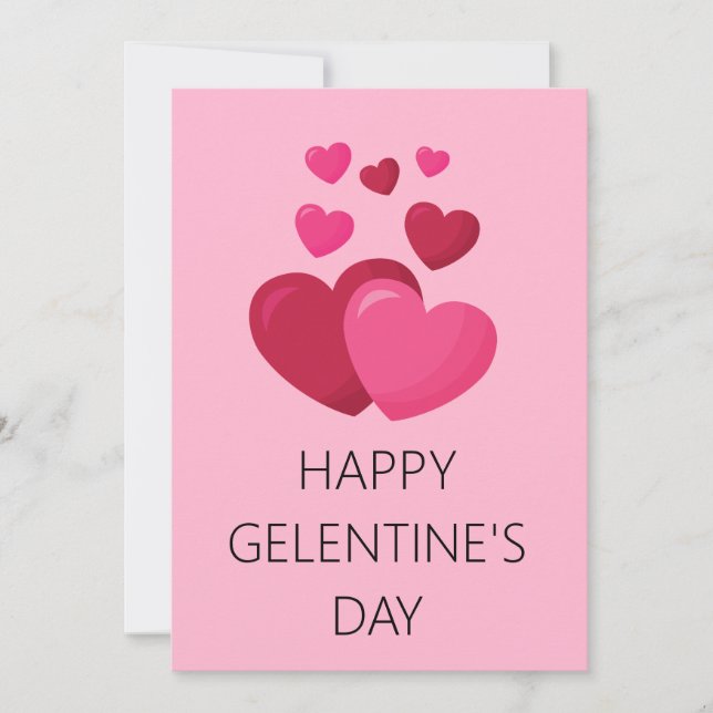 Cartes Pour Fêtes Annuelles Bonne Saint-Valentin de Galentine (Devant)