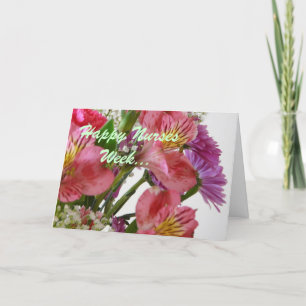 Cartes Pour Fêtes Annuelles Bonne Semaine des infirmières !