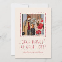Bonnes bouchées manuscrites fantaisie Noël