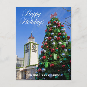 Cartes Pour Fêtes Annuelles Bonnes fêtes - arbre de Noël au marché