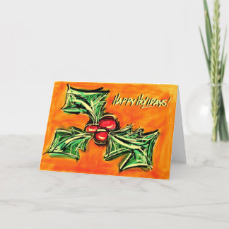 Cartes Pour Fêtes Annuelles Bonnes fêtes ! (blanc à l'intérieur)