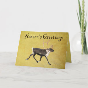 Cartes Pour Fêtes Annuelles Bonnes Fêtes - Bull Caribou