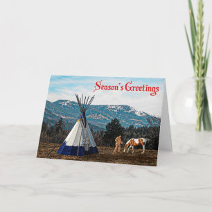 Cartes Pour Fêtes Annuelles Bonnes Fêtes - camp d'hiver