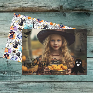 Cartes Pour Fêtes Annuelles Bonnes Fêtes Cartes photos Halloween éffrayant