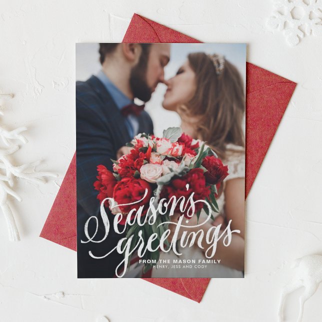 Cartes Pour Fêtes Annuelles Bonnes Fêtes Chalk Letting Photo (Créateur téléchargé)