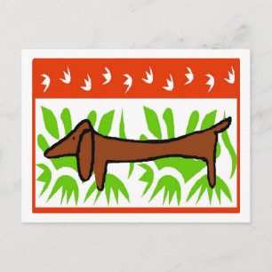 Cartes Pour Fêtes Annuelles Bonnes Fêtes Dachshund