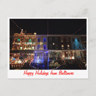 Cartes Pour Fêtes Annuelles Bonnes fêtes de Baltimore