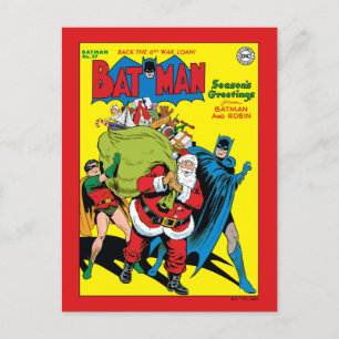 Cartes Pour Fêtes Annuelles Bonnes Fêtes De Batman Et Robin