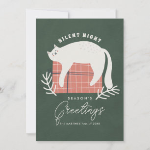 Cartes Pour Fêtes Annuelles Bonnes Fêtes de chats amusantes Salutation