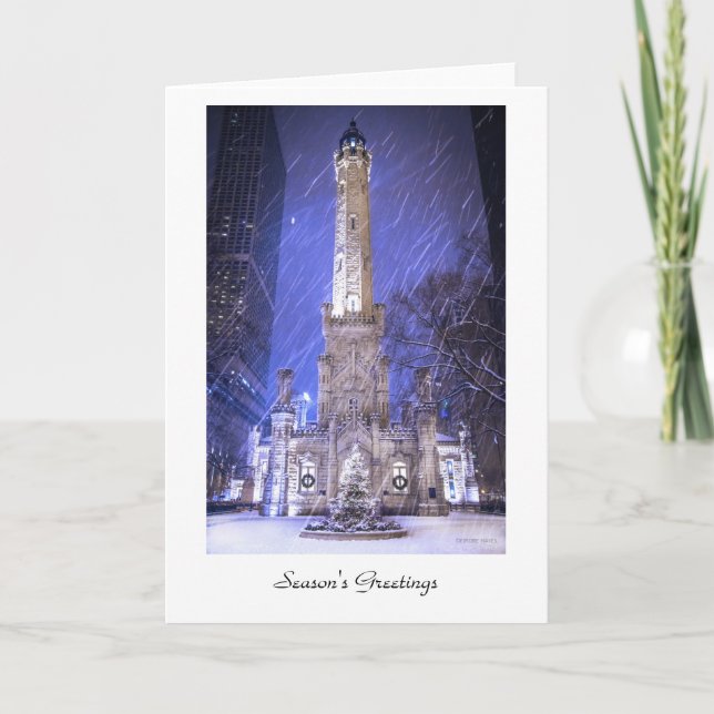 Cartes Pour Fêtes Annuelles Bonnes Fêtes de Chicago (Devant)