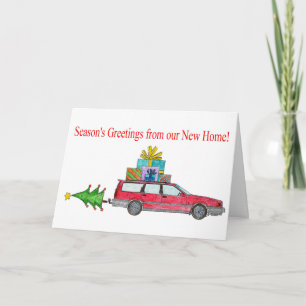 Cartes Pour Fêtes Annuelles Bonnes Fêtes de la nouvelle maison