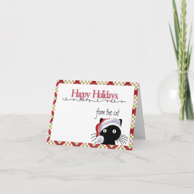 Cartes Pour Fêtes Annuelles Bonnes fêtes du chat (Devant)