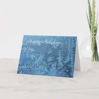 Cartes Pour Fêtes Annuelles Bonnes fêtes hiver bleu Frost