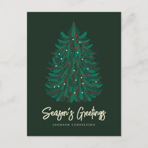 Cartes Pour Fêtes Annuelles Bonnes Fêtes Moderne Simple Arbre de Noël