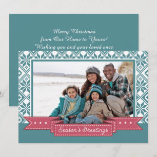 Cartes Pour Fêtes Annuelles Bonnes Fêtes. Noël photo personnalisée
