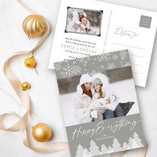 Cartes Pour Fêtes Annuelles Bonnes Fêtes Snowflakes Winter Wonderland