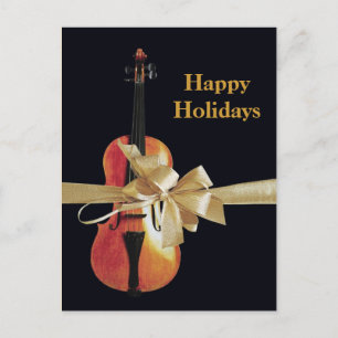 Cartes Pour Fêtes Annuelles Bonnes fêtes violon