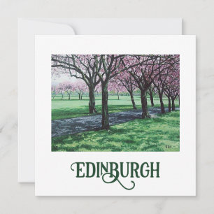 Cartes Pour Fêtes Annuelles Bonnie Scotland Edinburgh Meadows fine art