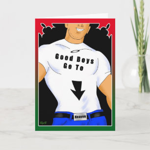 Cartes Pour Fêtes Annuelles Bons garçons : Vacances