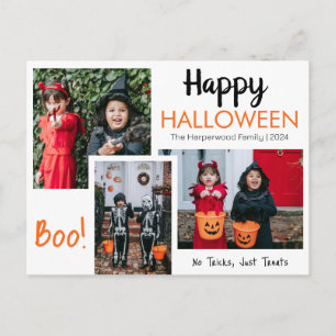 Cartes Pour Fêtes Annuelles Boo citrouille jack-o-lanterne Halloween Collage p