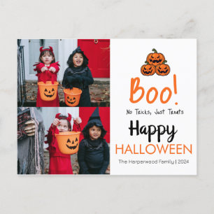 Cartes Pour Fêtes Annuelles Boo citrouille jack-o-lanterne heureux Halloween 2