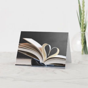 Cartes Pour Fêtes Annuelles Book Lover Bookish Valentine's Day