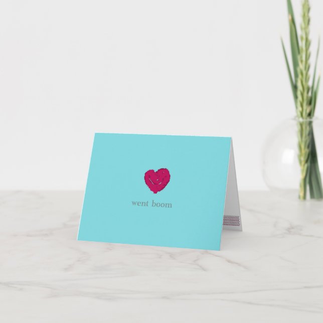 Cartes Pour Fêtes Annuelles boom_océan (Devant)