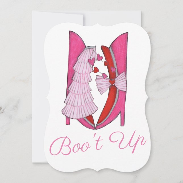 Cartes Pour Fêtes Annuelles Boo't Up On VDay (Devant)