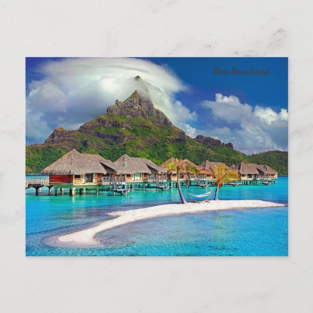 Cartes Pour Fêtes Annuelles Bora Bora (Devant)