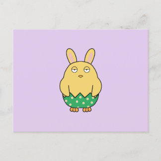 Cartes Pour Fêtes Annuelles Bored Bunny Chick 02