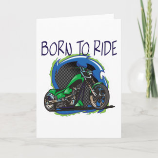 Cartes Pour Fêtes Annuelles Born To Ride a Sweet Chopper
