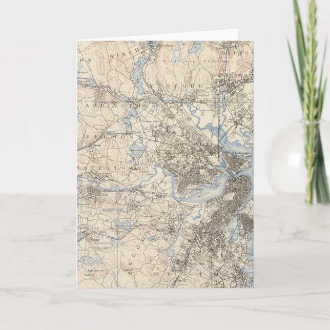 Cartes Pour Fêtes Annuelles Boston, Massachusetts (Devant)